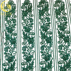 Emerald Green Embroidery Lace Fabric adapté aux besoins du client a perlé la décoration pailletée