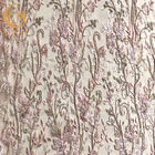 La broderie Mesh Wedding Lace Fabrics Nigerian a perlé la largeur de 140cm