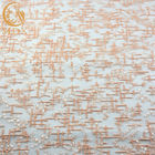 Mesh Lace Fabric Sequins Embroidered décoratif rose viable